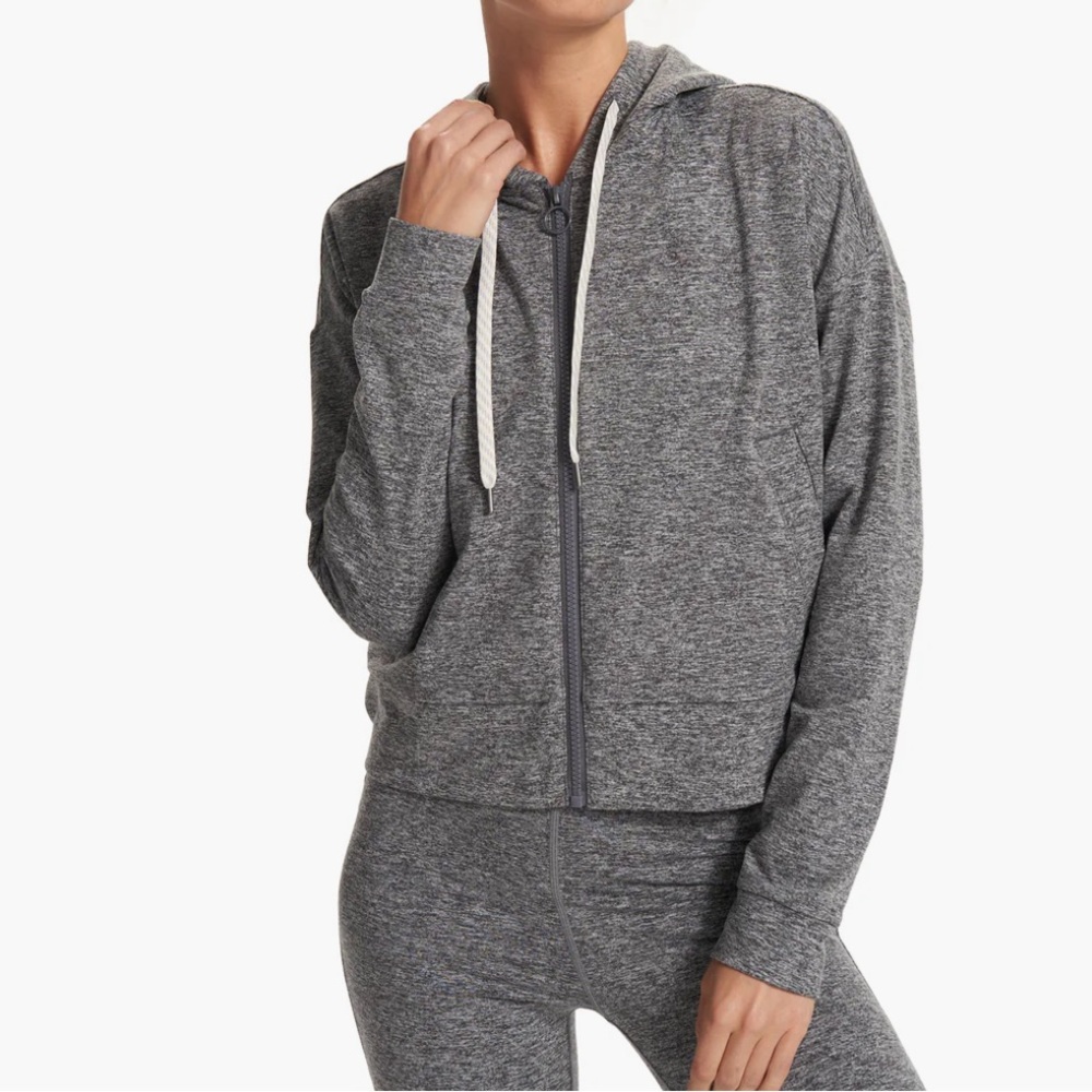 Granite Cropped Hoodie